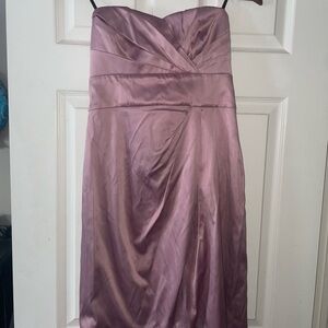 Elegant Strapless Pink Dress size M